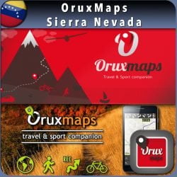 Mapa digital oruxmaps Parque Nacional Sierra Nevada - Mérida