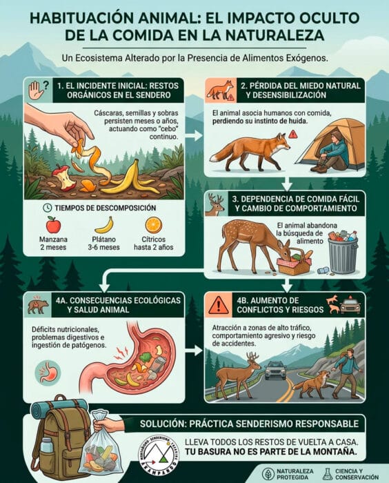 Habituación animal: El impacto oculto de la comida en la naturaleza